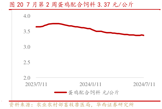 如何看待7 月第 2 周蛋鸡配合饲料 3.37 元公斤?