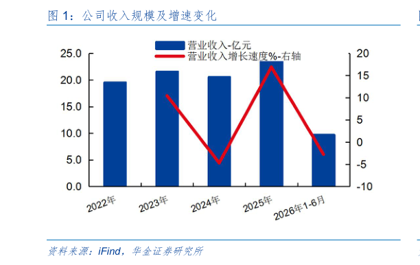 一起讨论下公司收入规模及增速变化