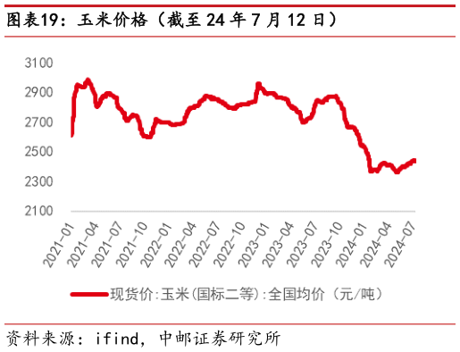 一起讨论下玉米价格(截至 24 年 7 月 12 日)?