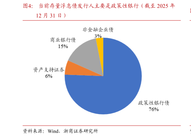 你知道当前存量浮息债发行人主要是政策性银行（截至 2025 年