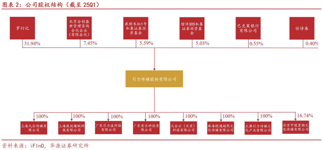 咨询大家公司股权结构（截至 25Q1）