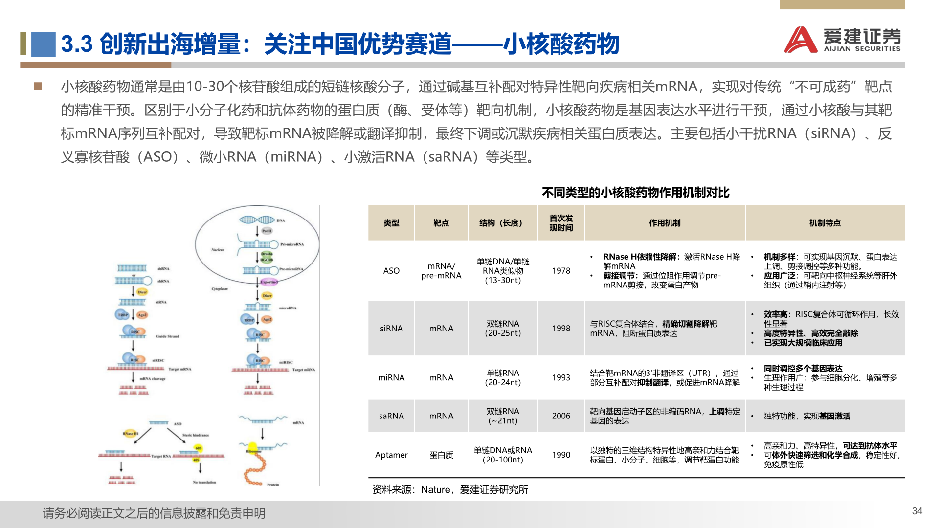 想关注一下3.3 创新出海增量：关注中国优势赛道——小核酸药物