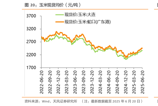 一起讨论下玉米现货均价（元吨）