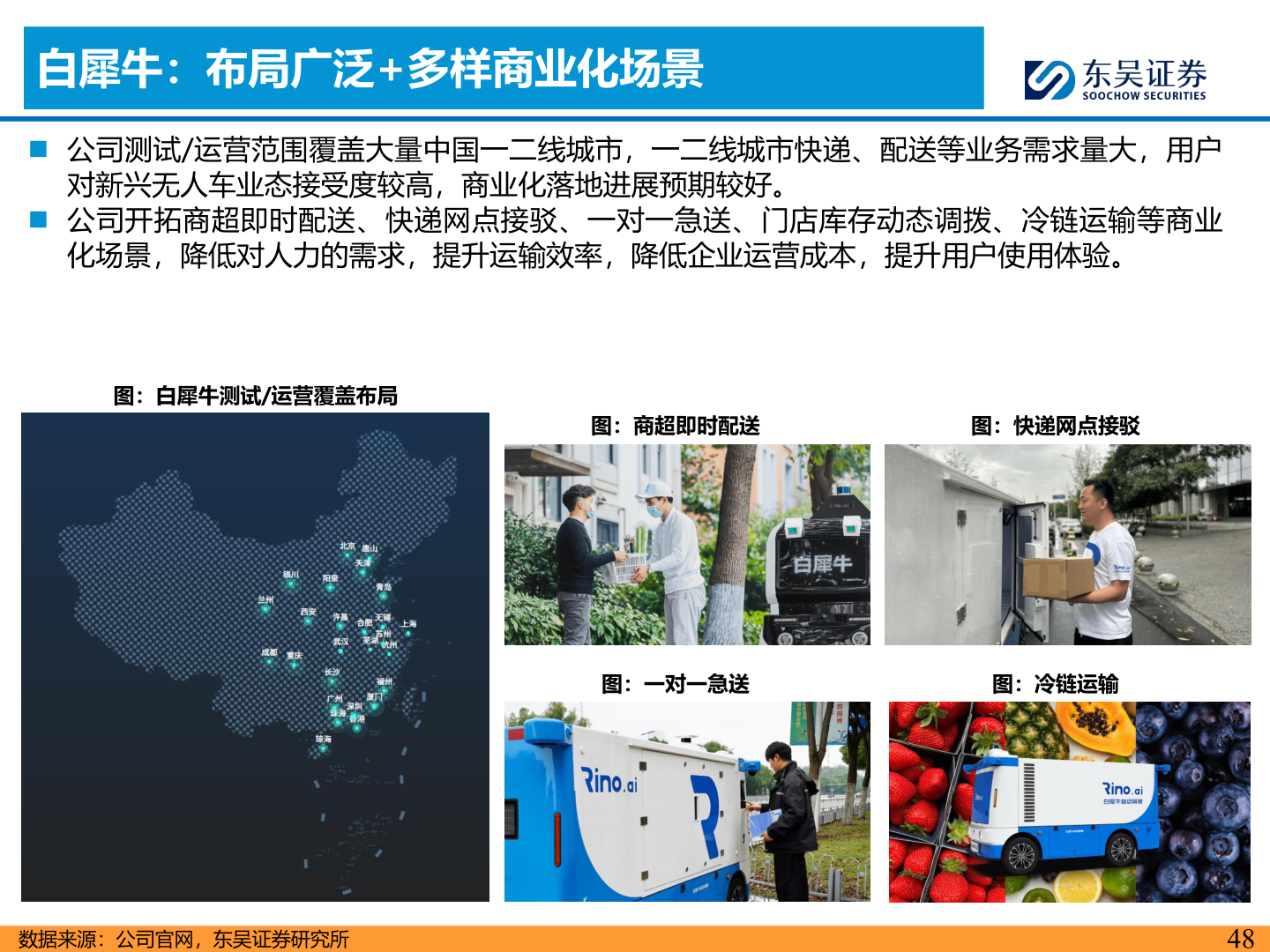 如何了解白犀牛：布局广泛+多样商业化场景