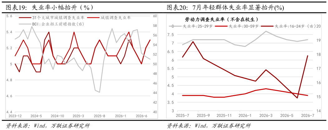 如何看待7月年轻群体失业率显著抬升%