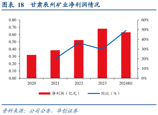 想关注一下甘肃辰州矿业净利润情况