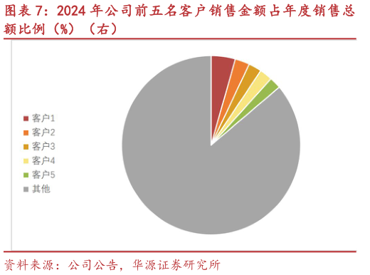 如何才能2024 年公司前五名客户销售金额占年度销售总?