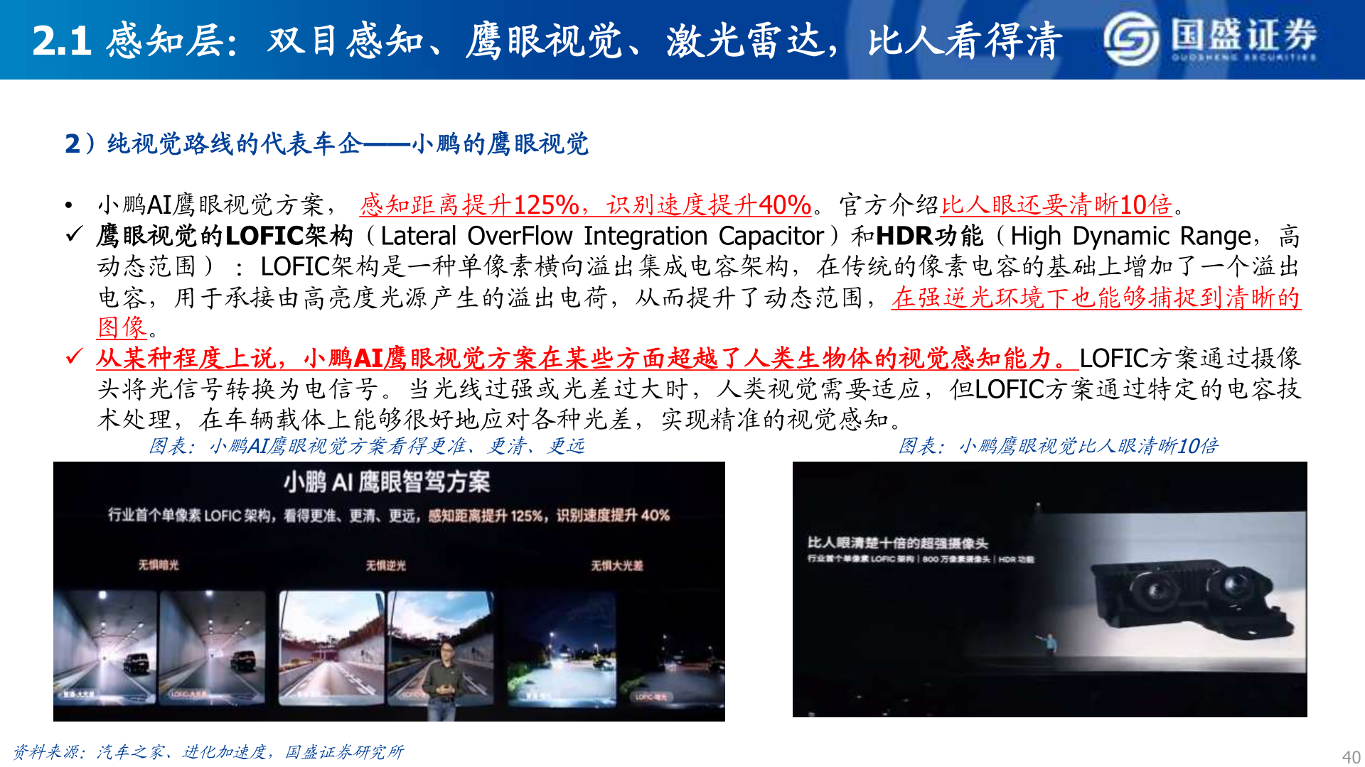 一起讨论下2.1 感知层：双目感知、鹰眼视觉、激光雷达，比人看得清