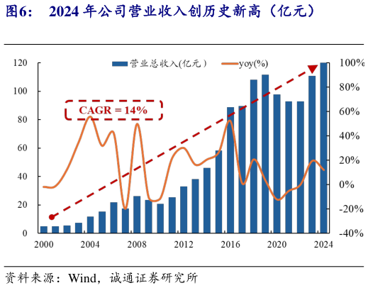 如何了解2024 年公司营业收入创历史新高（亿元）