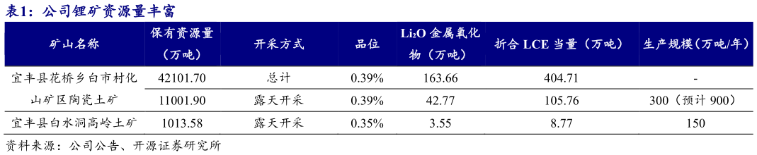 咨询大家公司锂矿资源量丰富?