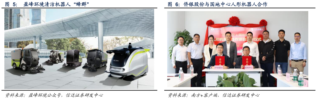 你知道盈峰环境清洁机器人“蜂群” 侨银股份与国地中心人形机器人合作?