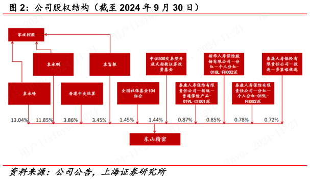 如何了解公司股权结构（截至 2024 年 9 月 30 日）?