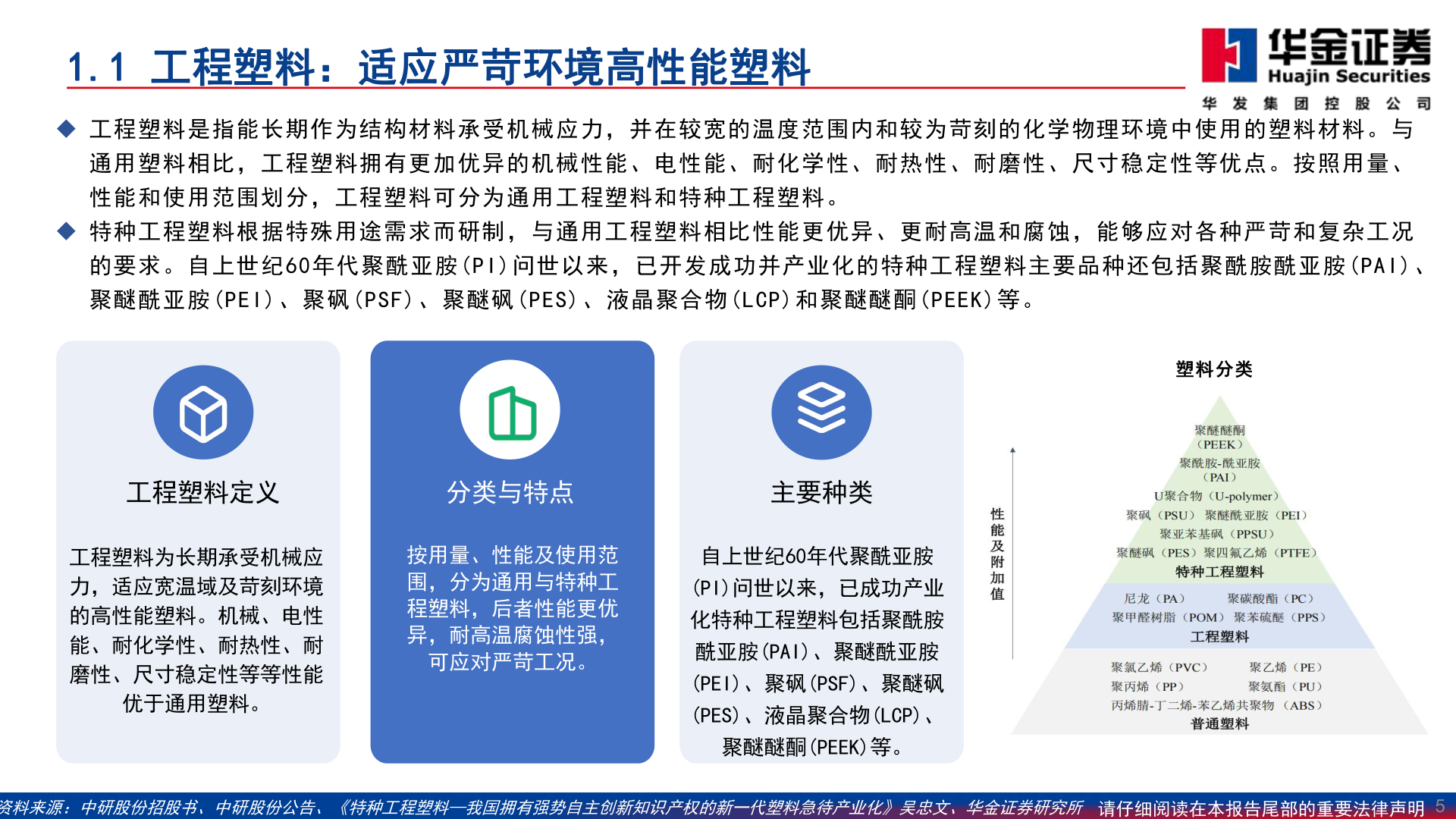 如何看待1.1 工程塑料：适应严苛环境高性能塑料