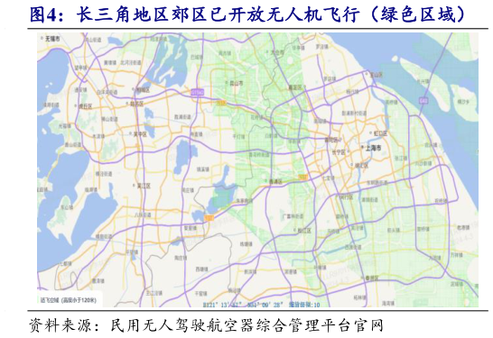 咨询下各位长三角地区郊区已开放无人机飞行(绿色区域)?