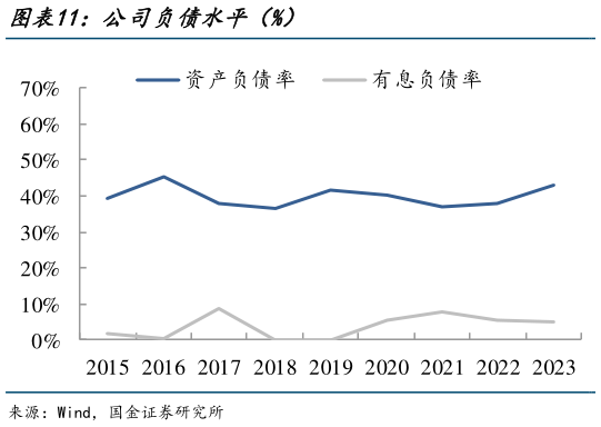 咨询大家公司负债水平（%）