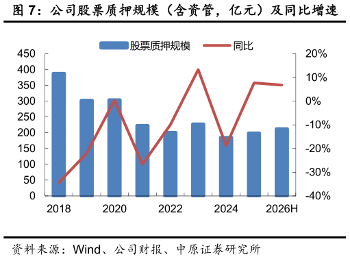 如何了解公司股票质押规模(含资管,亿元)及同比增速?