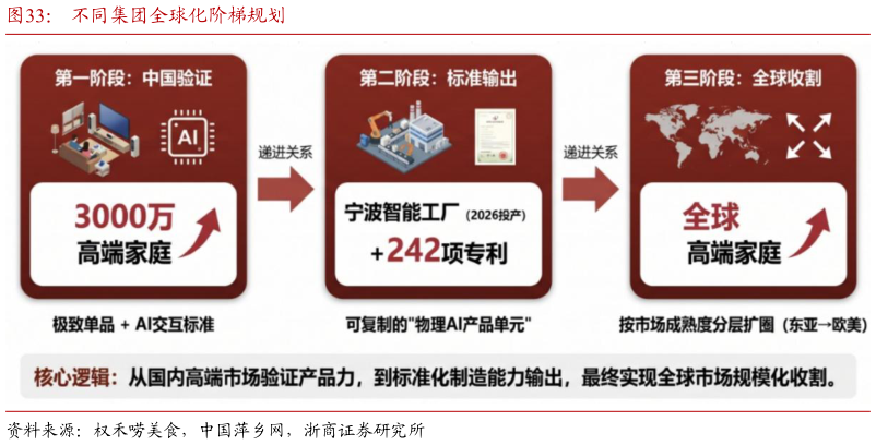 怎样理解不同集团全球化阶梯规划