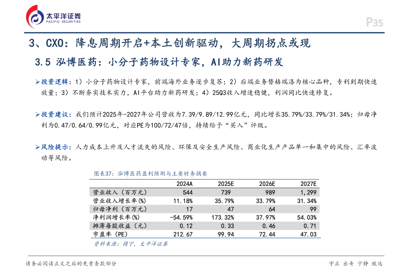 咨询大家3、CXO：降息周期开启+本土创新驱动，大周期拐点或现