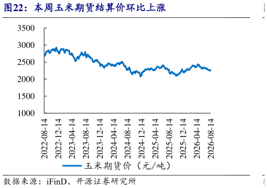 如何看待本周玉米期货结算价环比上涨