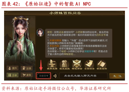 想关注一下原始征途中的智能 AI NPC