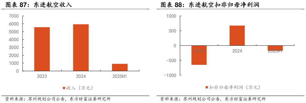 想问下各位网友东进航空收入