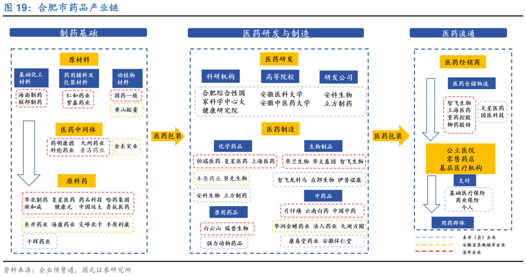 怎样理解合肥市药品产业链?