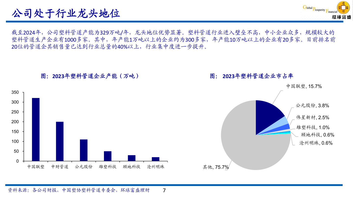 咨询下各位公司处于行业龙头地位