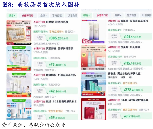 一起讨论下美妆品类首次纳入国补