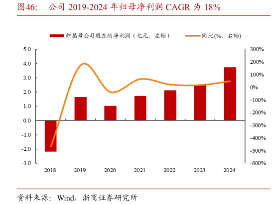 如何了解公司 2019-2024 年归母净利润 CAGR 为 18%