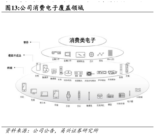谁知道公司消费电子覆盖领域