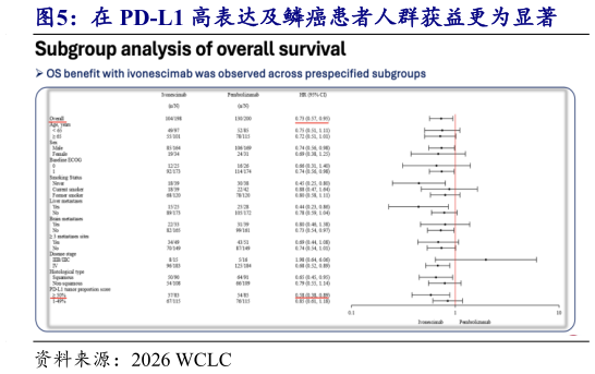 我想了解一下在 PD-L1 高表达及鳞癌患者人群获益更为显著