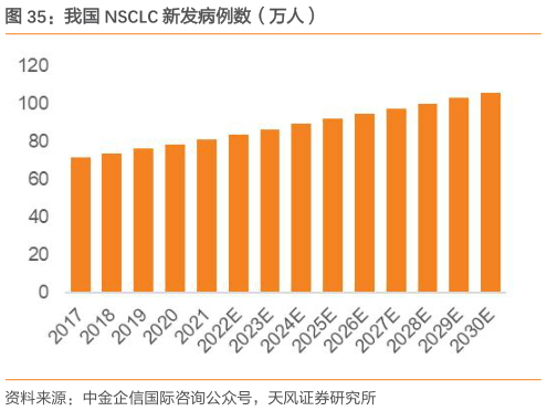 想问下各位网友我国 NSCLC 新发病例数（万人）?