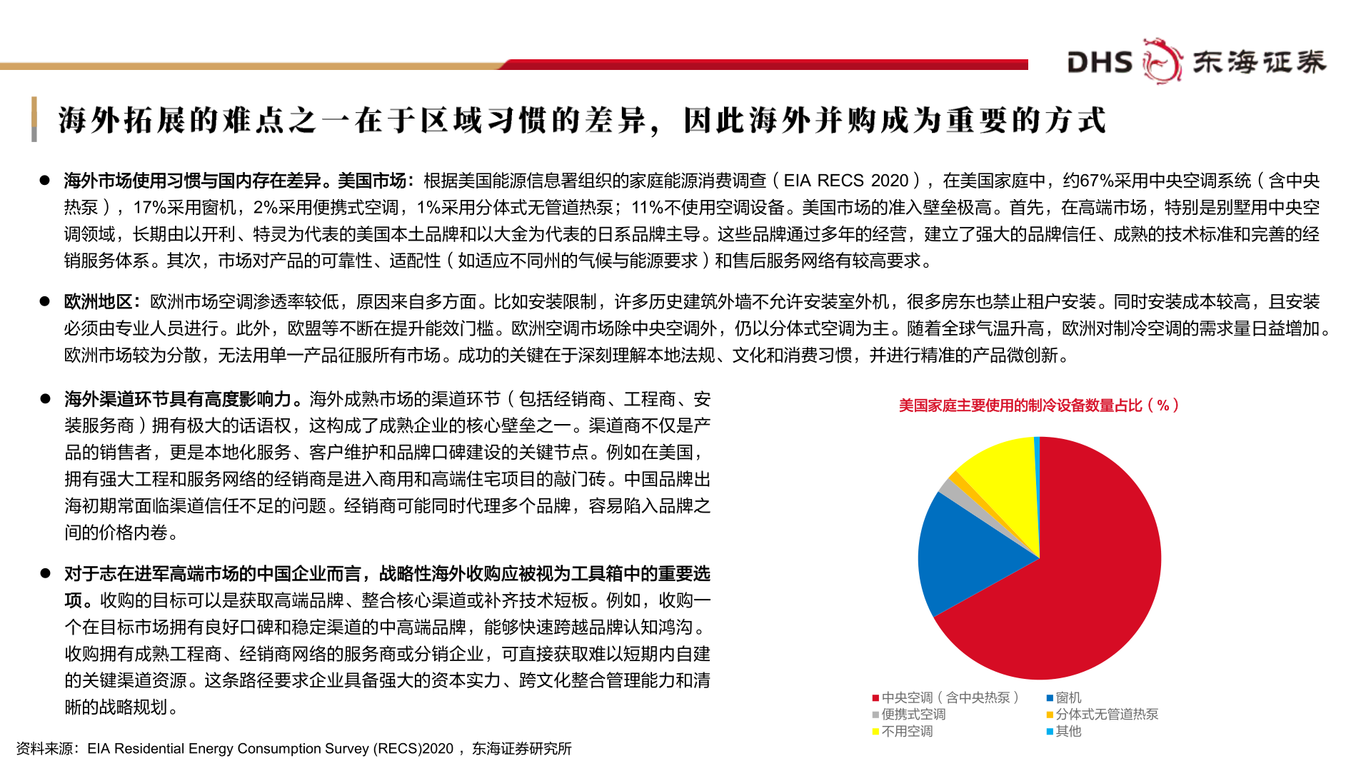 如何了解海外拓展的难点之一在于区域习惯的差异，因此海外并购成为重要的方式