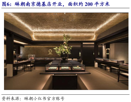 想问下各位网友琳朝南京德基店开业，面积约 200 平方米