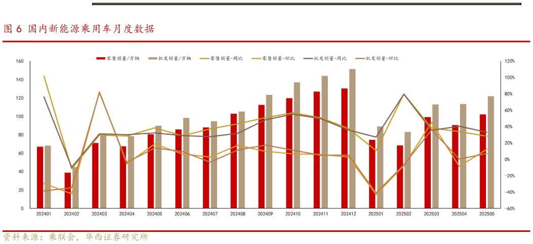 我想了解一下国内新能源乘用车月度数据