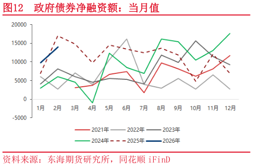 我想了解一下政府债券净融资额:当月值?