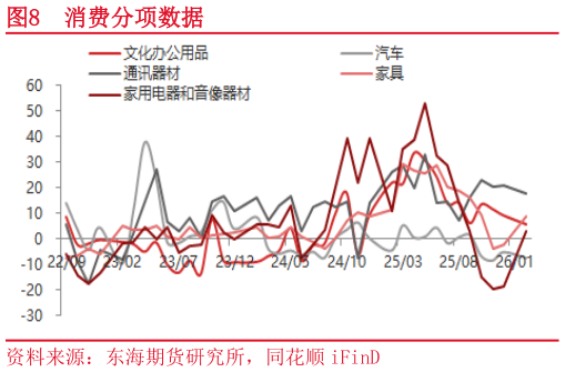 我想了解一下消费分项数据?