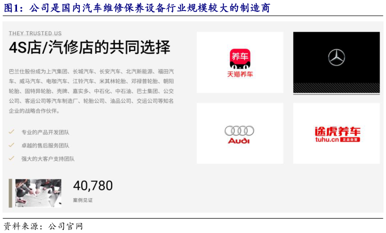 如何才能公司是国内汽车维修保养设备行业规模较大的制造商