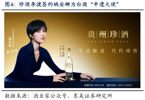 如何了解珍酒李渡签约姚安娜为白酒“申遗大使”