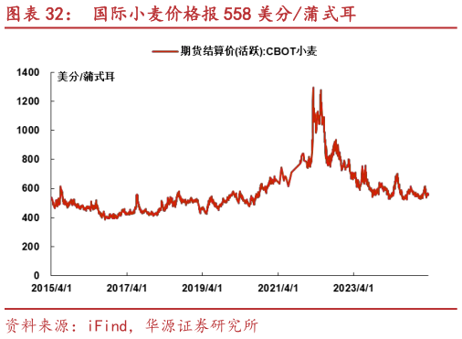 怎样理解国际小麦价格报 558 美分蒲式耳?