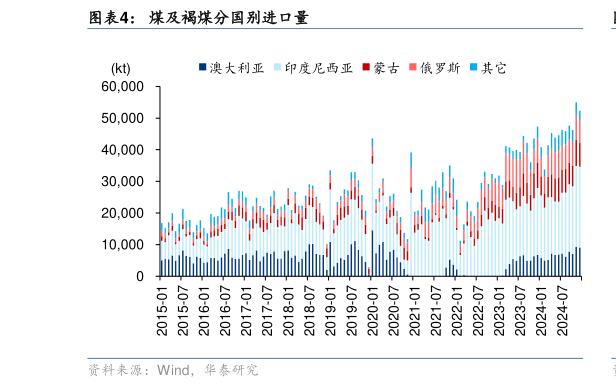 如何看待煤及褐煤分国别进口量