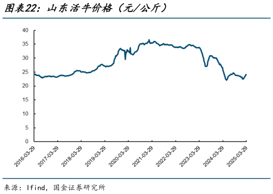 请问一下山东活牛价格（元公斤）?