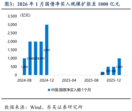 如何才能2026 年 1 月国债净买入规模扩张至 1000 亿元