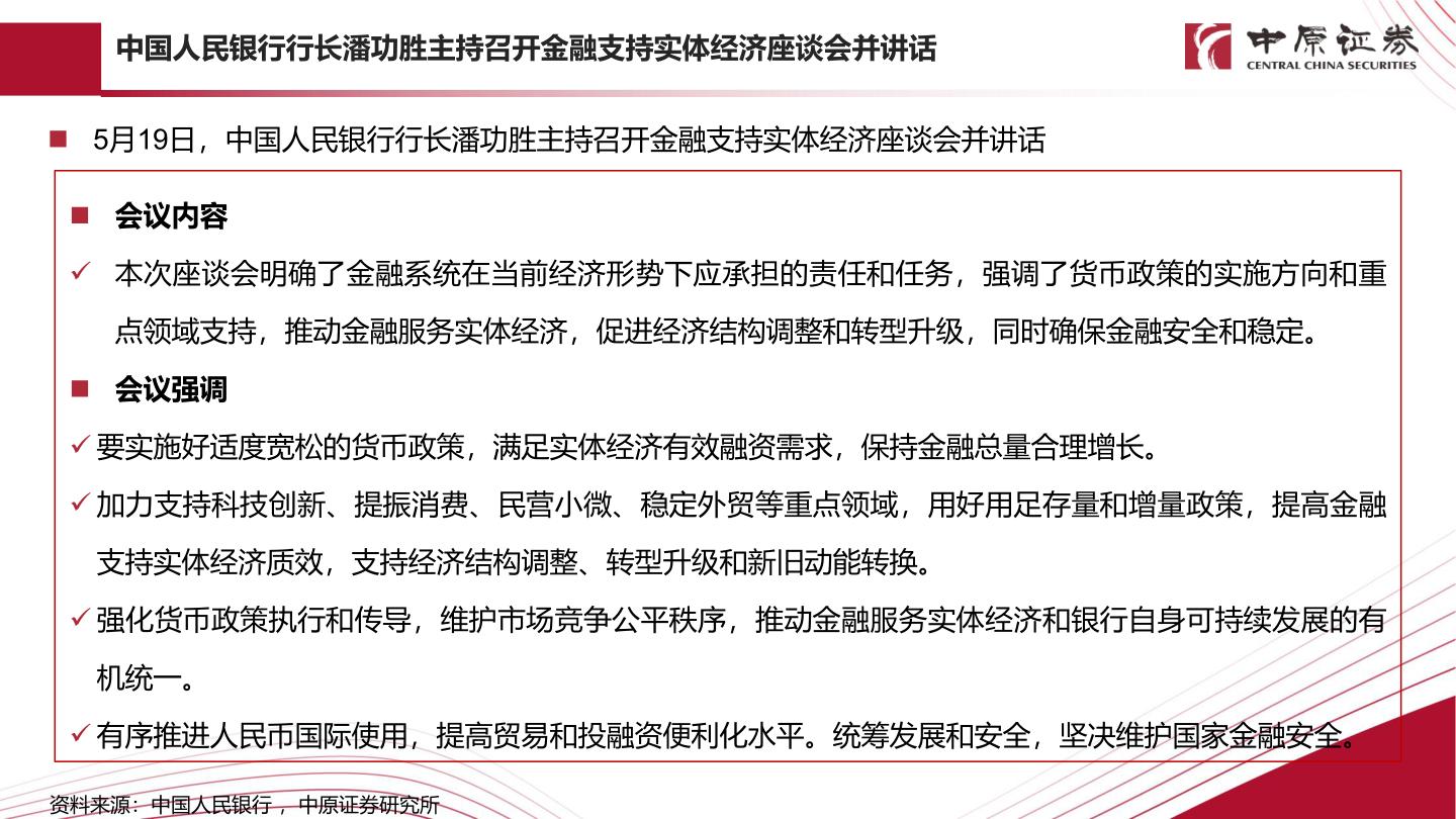 如何才能中国人民银行行长潘功胜主持召开金融支持实体经济座谈会并讲话