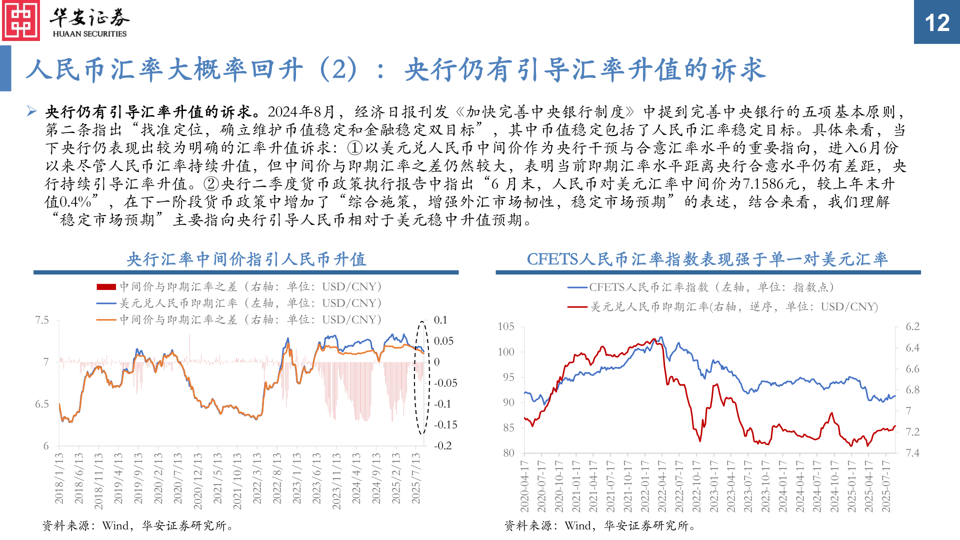 谁知道人民币汇率大概率回升（2）：央行仍有引导汇率升值的诉求