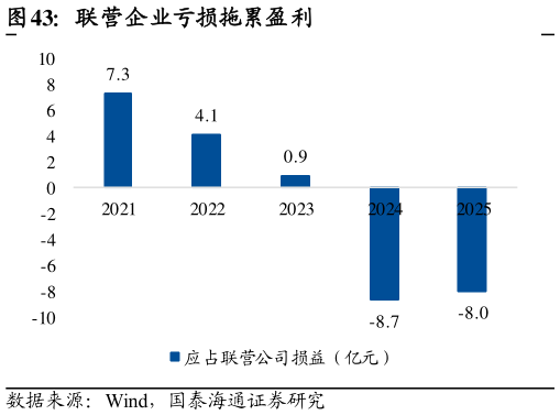 谁知道联营企业亏损拖累盈利