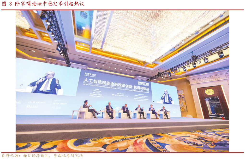 各位网友请教一下陆家嘴论坛中稳定币引起热议