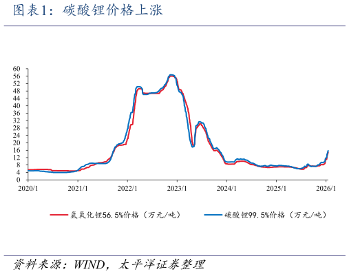 我想了解一下碳酸锂价格上涨