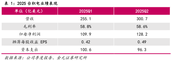 如何了解2025 台积电业绩表现