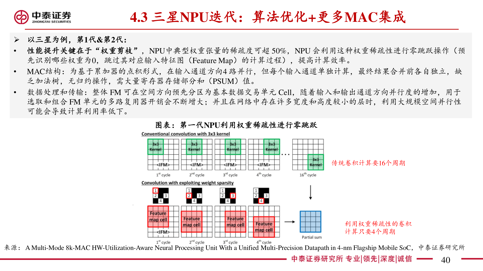 怎样理解4.3 三星NPU迭代：算法优化+更多MAC集成